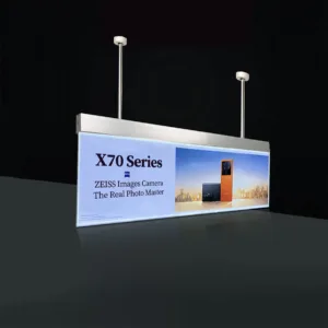 Top-Hanging Double-Sided LED Signage Advertising Light Box Frame