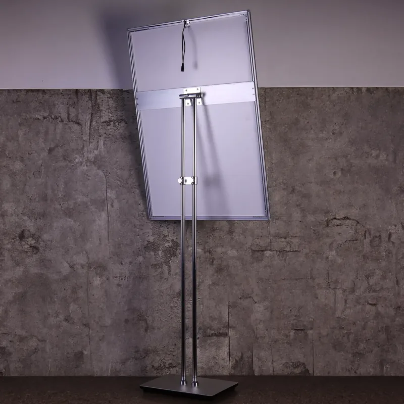 Vertical poster advertising display