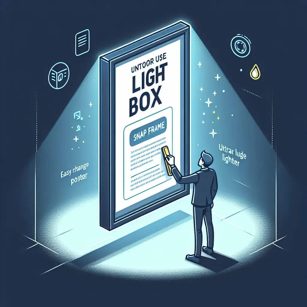 Light Box Signage frame