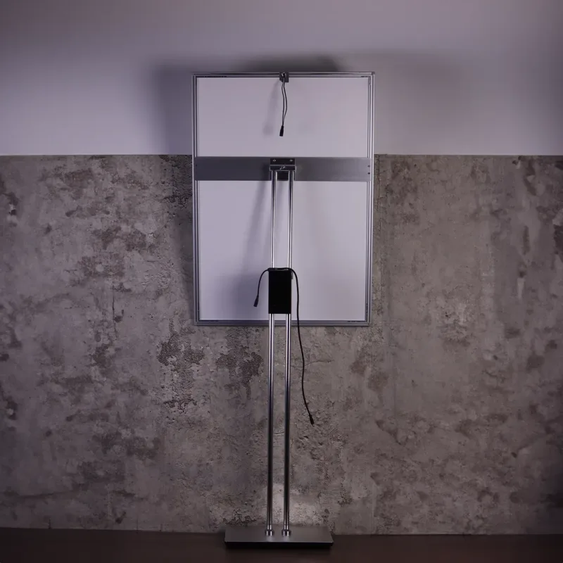 Vertical poster advertising display