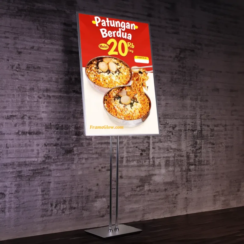 Shop advertising light box