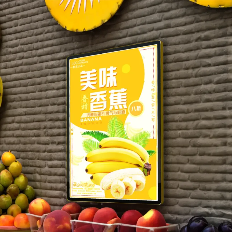 magnetic slim poster light box